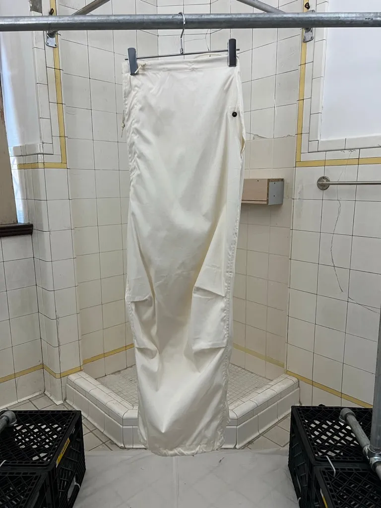 1940s Vintage White Oversized Snow Pants - Size OS
