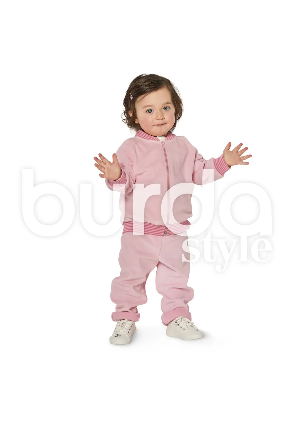 Burda Pattern 9349 Babies' Jogging Suit (6M-3M)