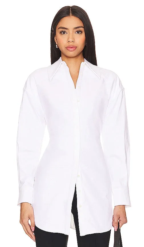 Camila Coelho Elin Oversized Shirt in White