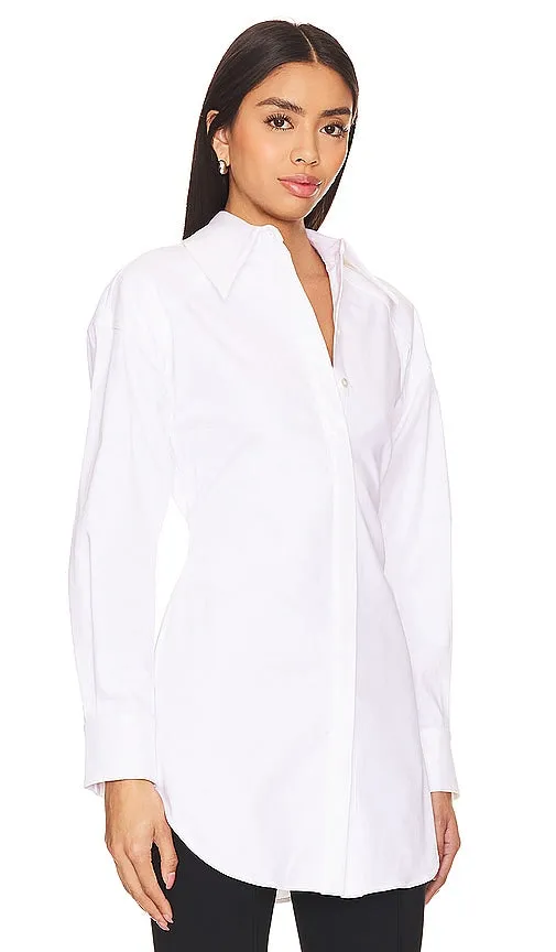 Camila Coelho Elin Oversized Shirt in White
