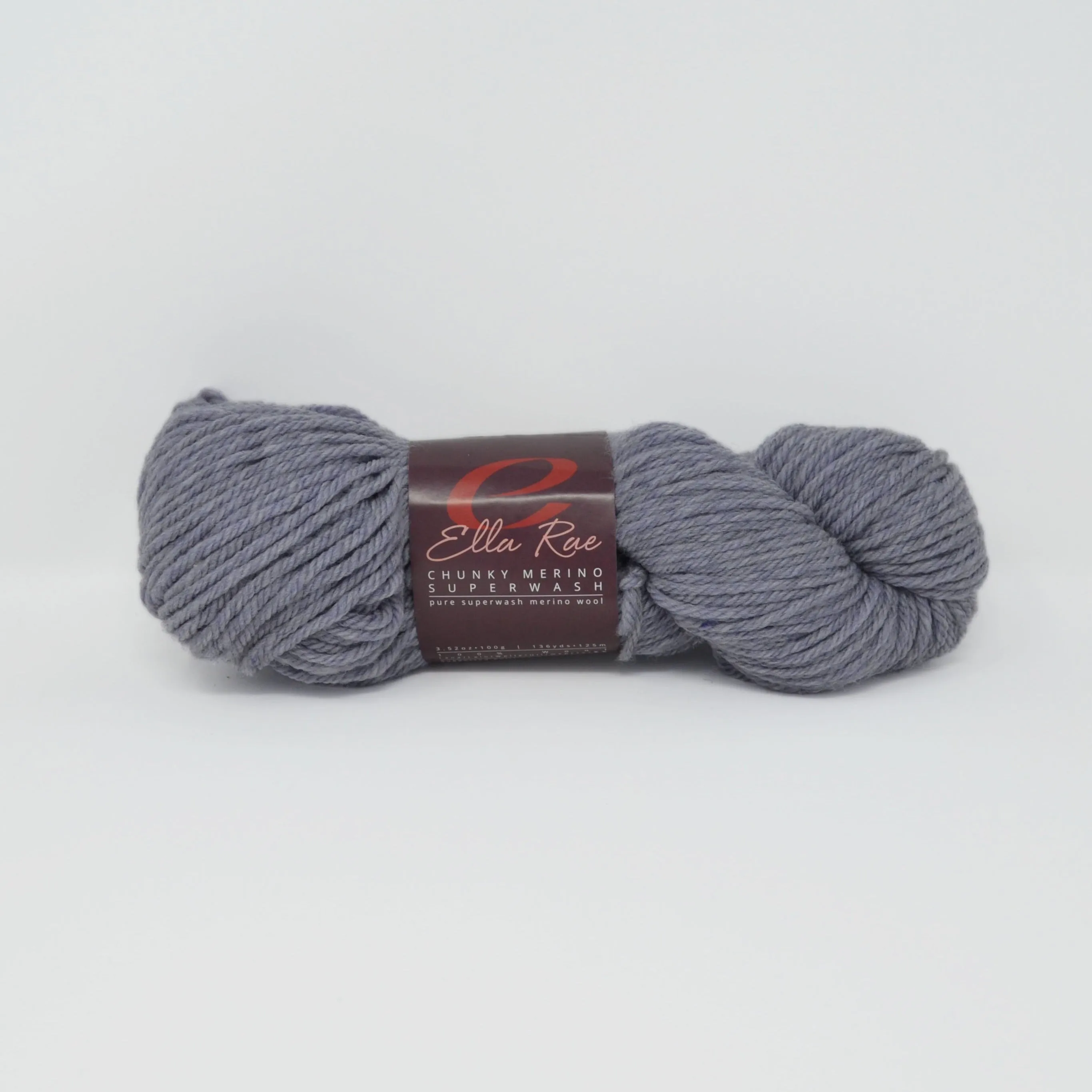 Chunky Merino Superwash-Stonewall Heather