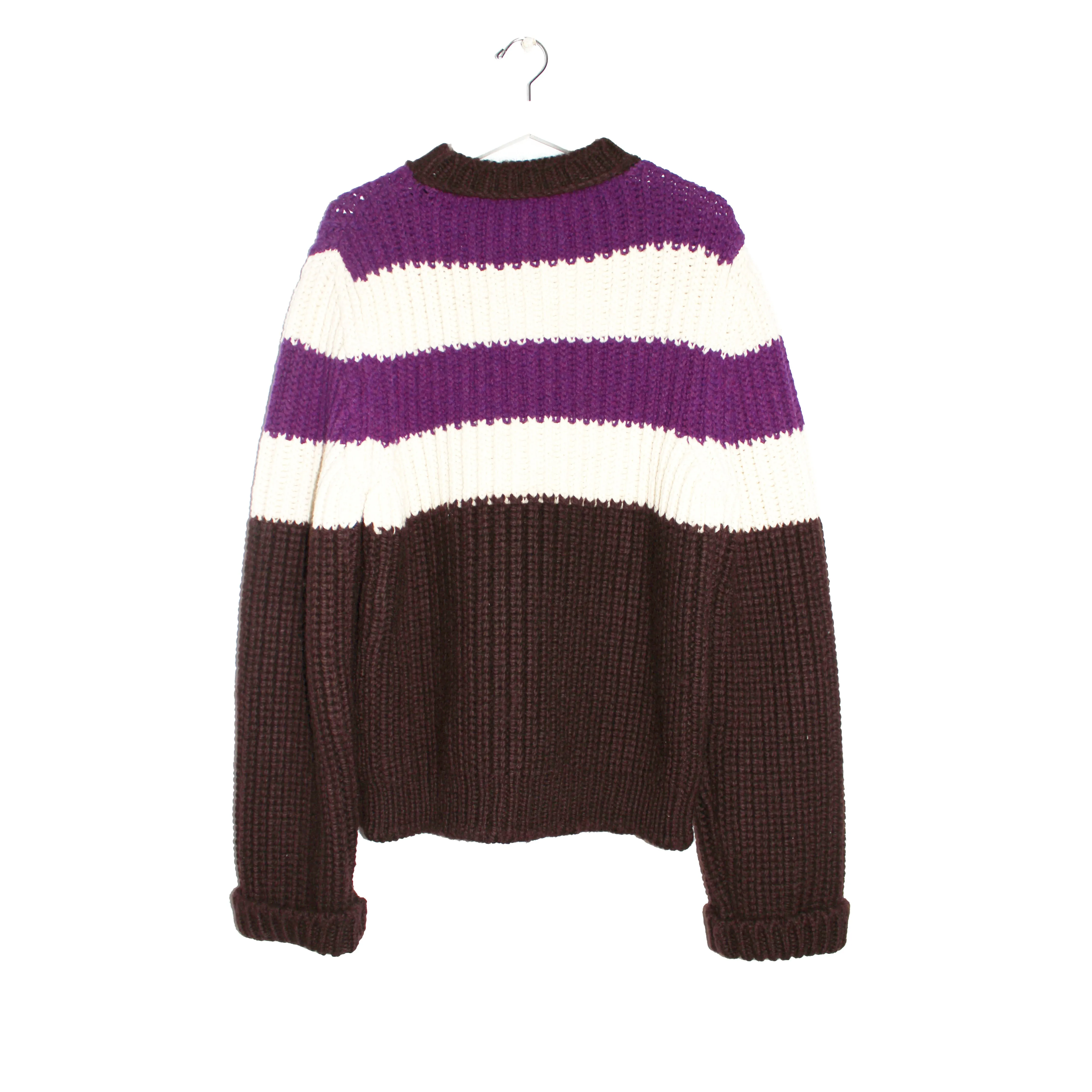 Horizontal Stripe Chunky Sweater