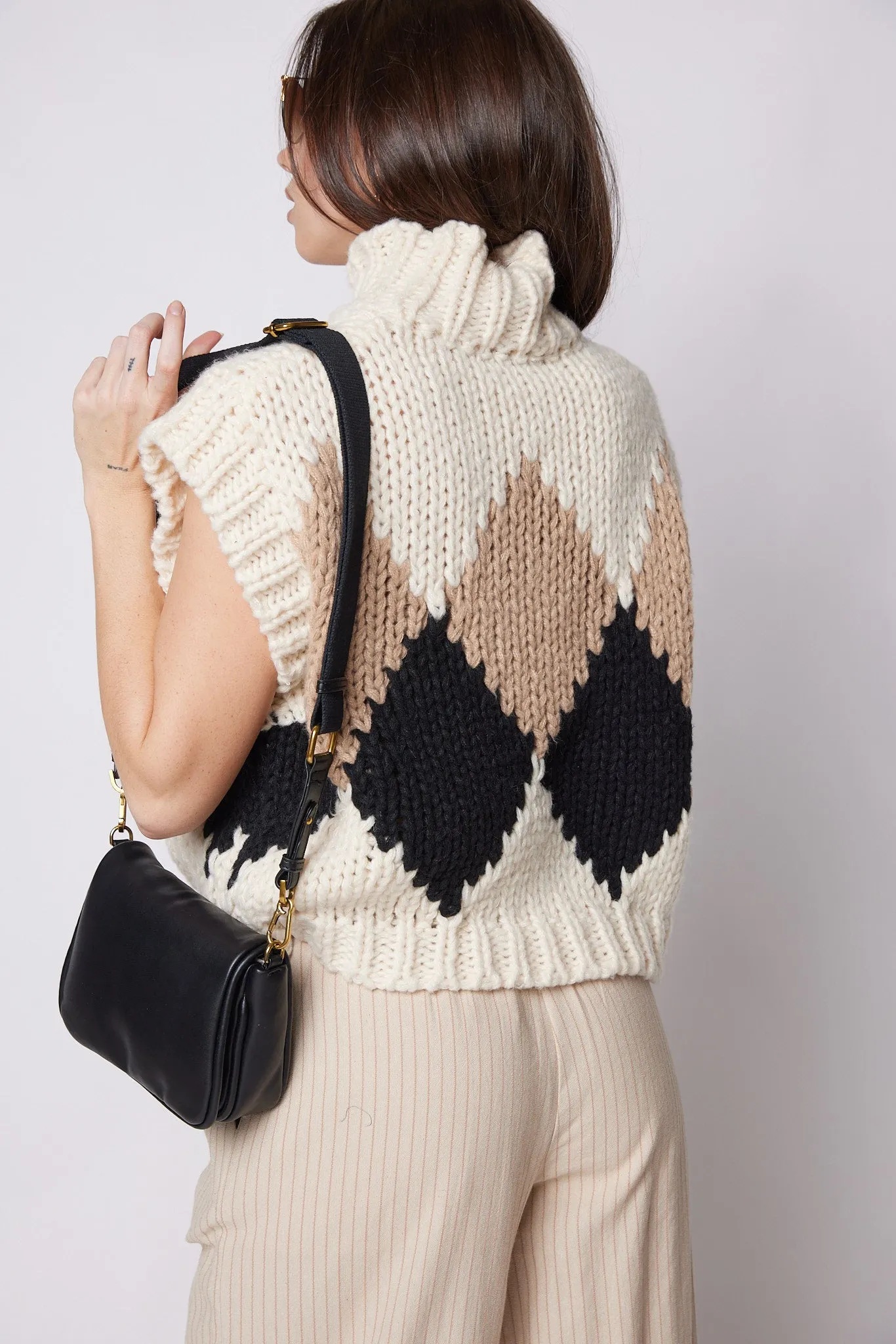 Jonas Diamond Knit Sweater Vest