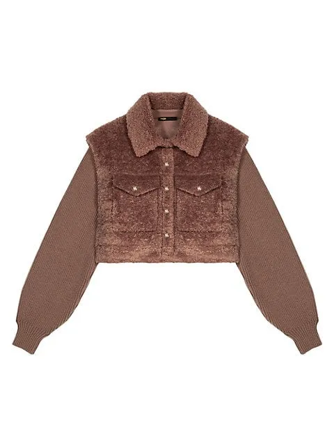 Maje
 Belia Faux Fur Jacket