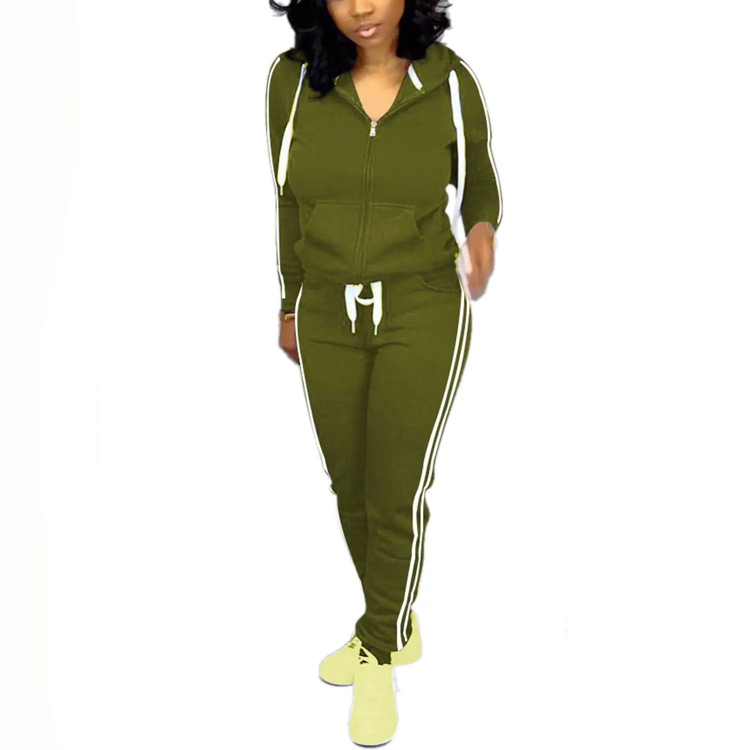 Nimsruc Two Piece Outfits For Women Casual Tracksuit