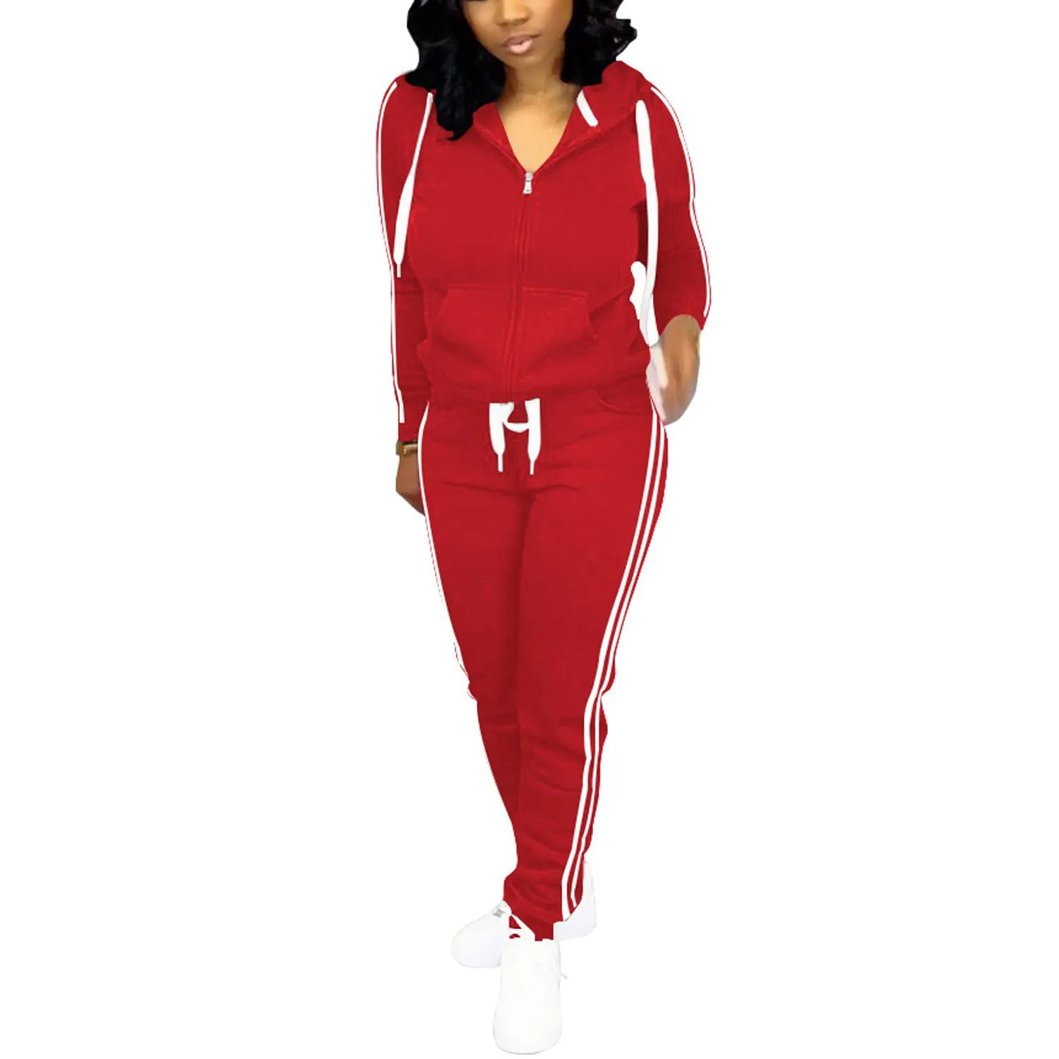 Nimsruc Two Piece Outfits For Women Casual Tracksuit