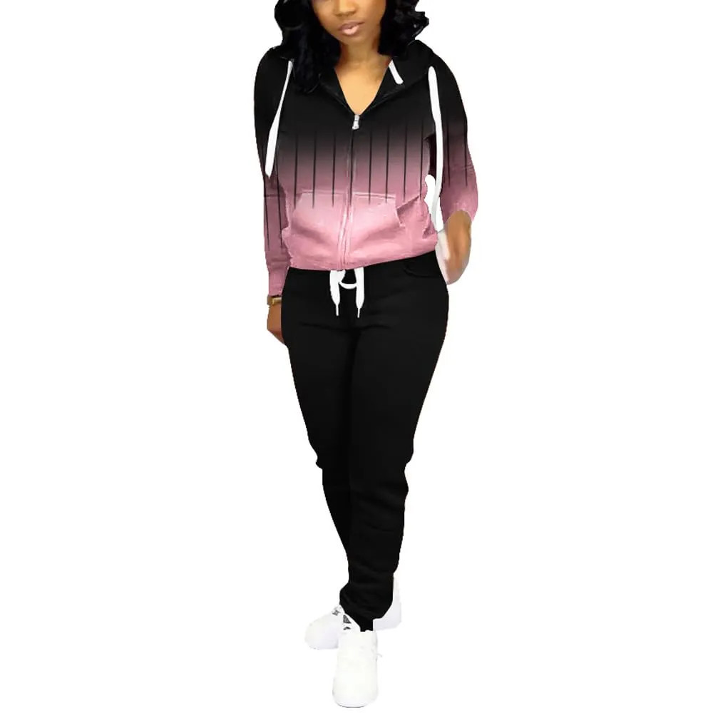 Nimsruc Two Piece Outfits For Women Casual Tracksuit