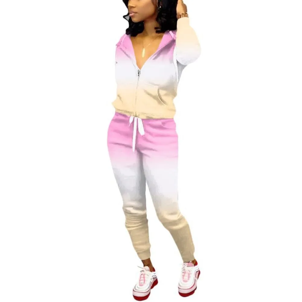 Nimsruc Two Piece Outfits For Women Casual Tracksuit