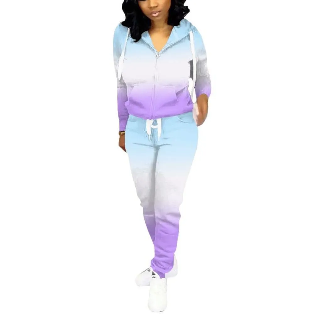 Nimsruc Two Piece Outfits For Women Casual Tracksuit