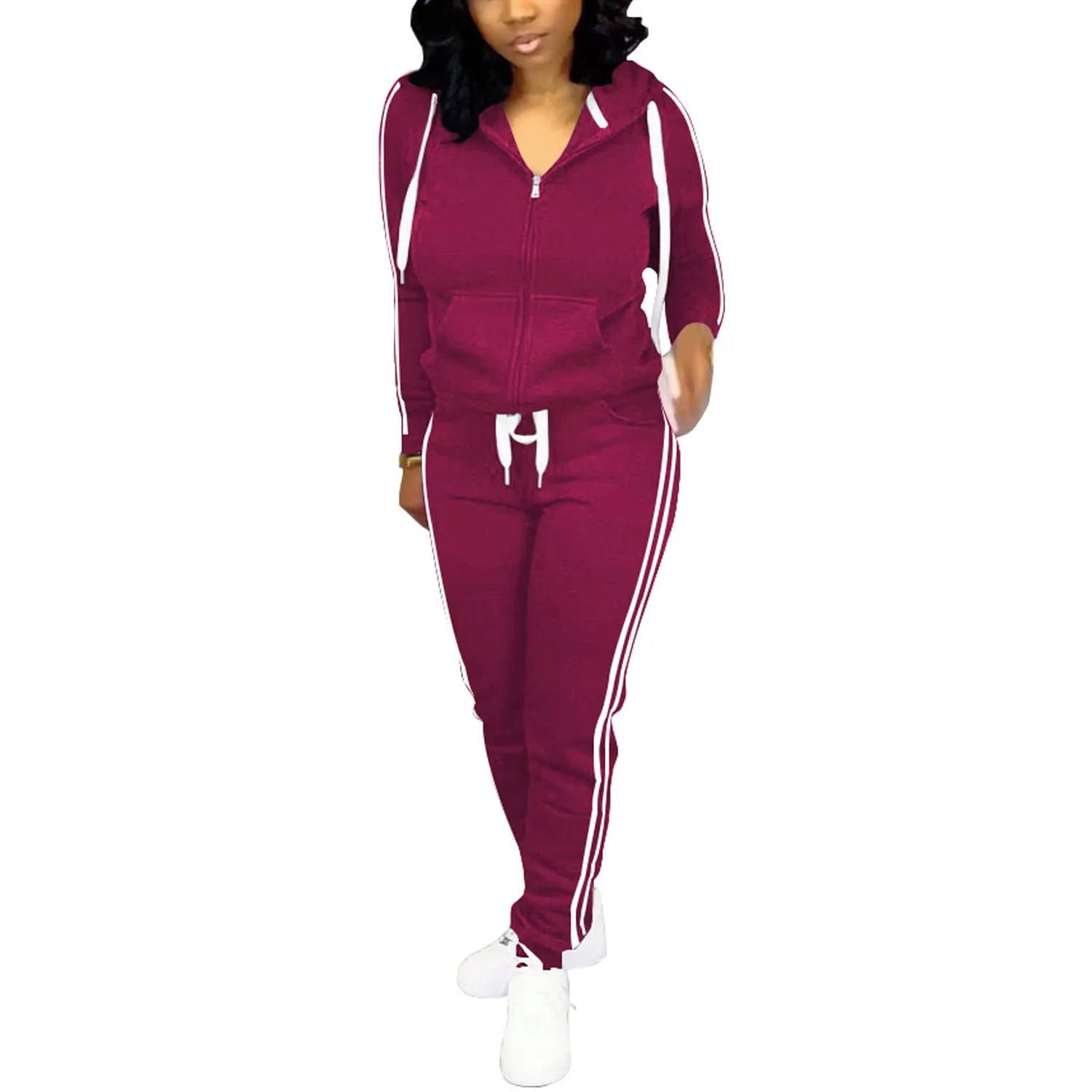 Nimsruc Two Piece Outfits For Women Casual Tracksuit