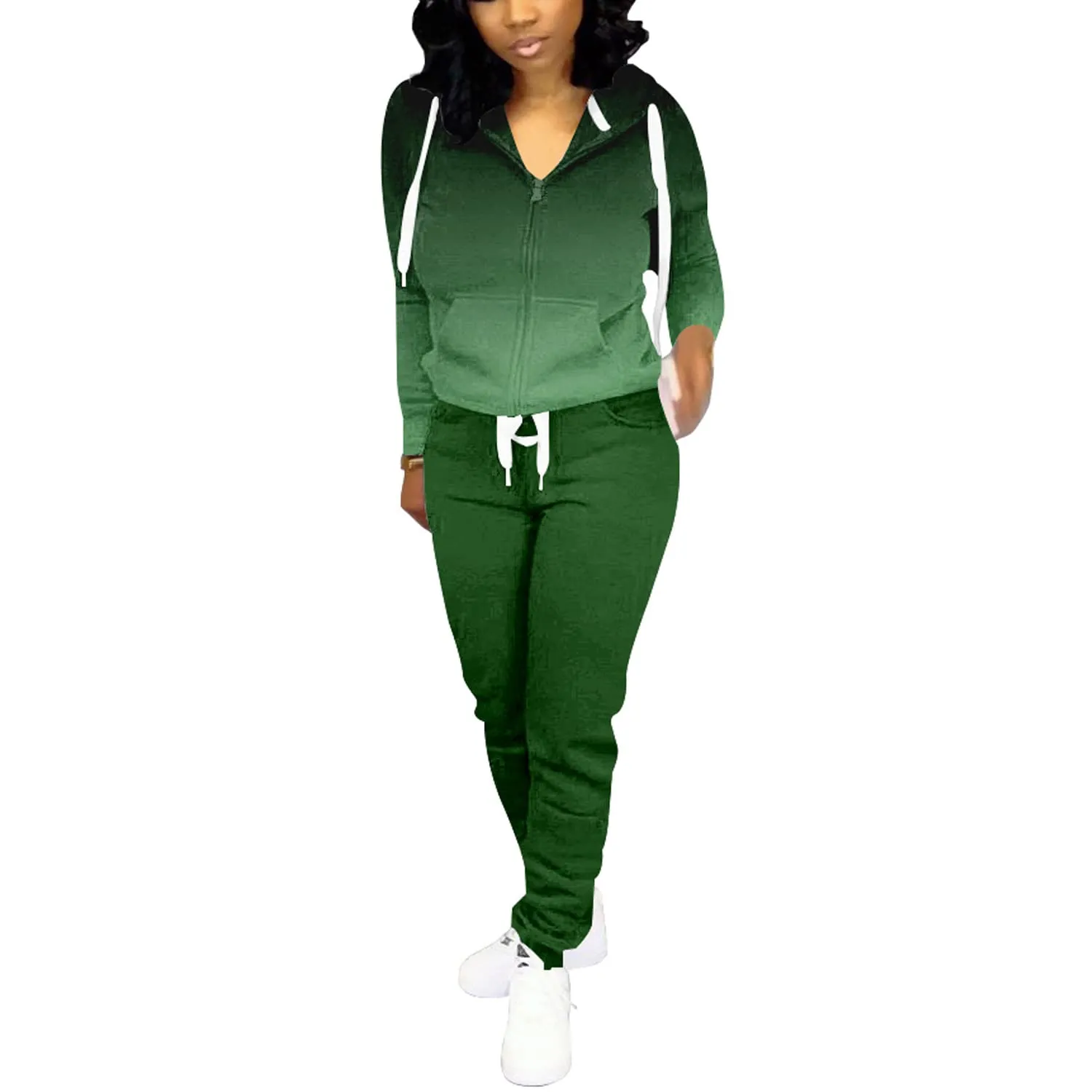 Nimsruc Two Piece Outfits For Women Casual Tracksuit