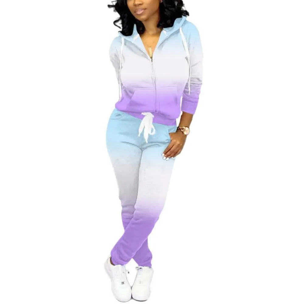 Nimsruc Two Piece Outfits For Women Casual Tracksuit