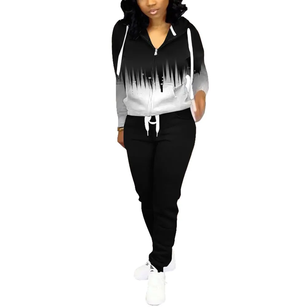 Nimsruc Two Piece Outfits For Women Casual Tracksuit