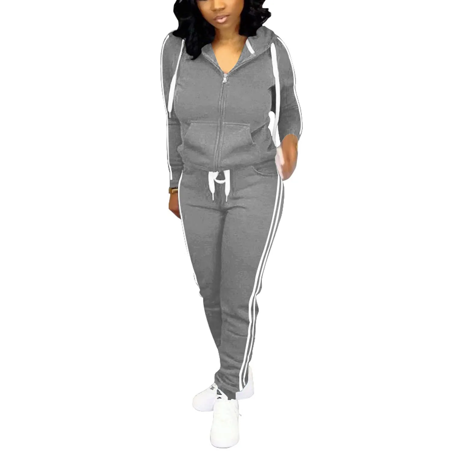 Nimsruc Two Piece Outfits For Women Casual Tracksuit