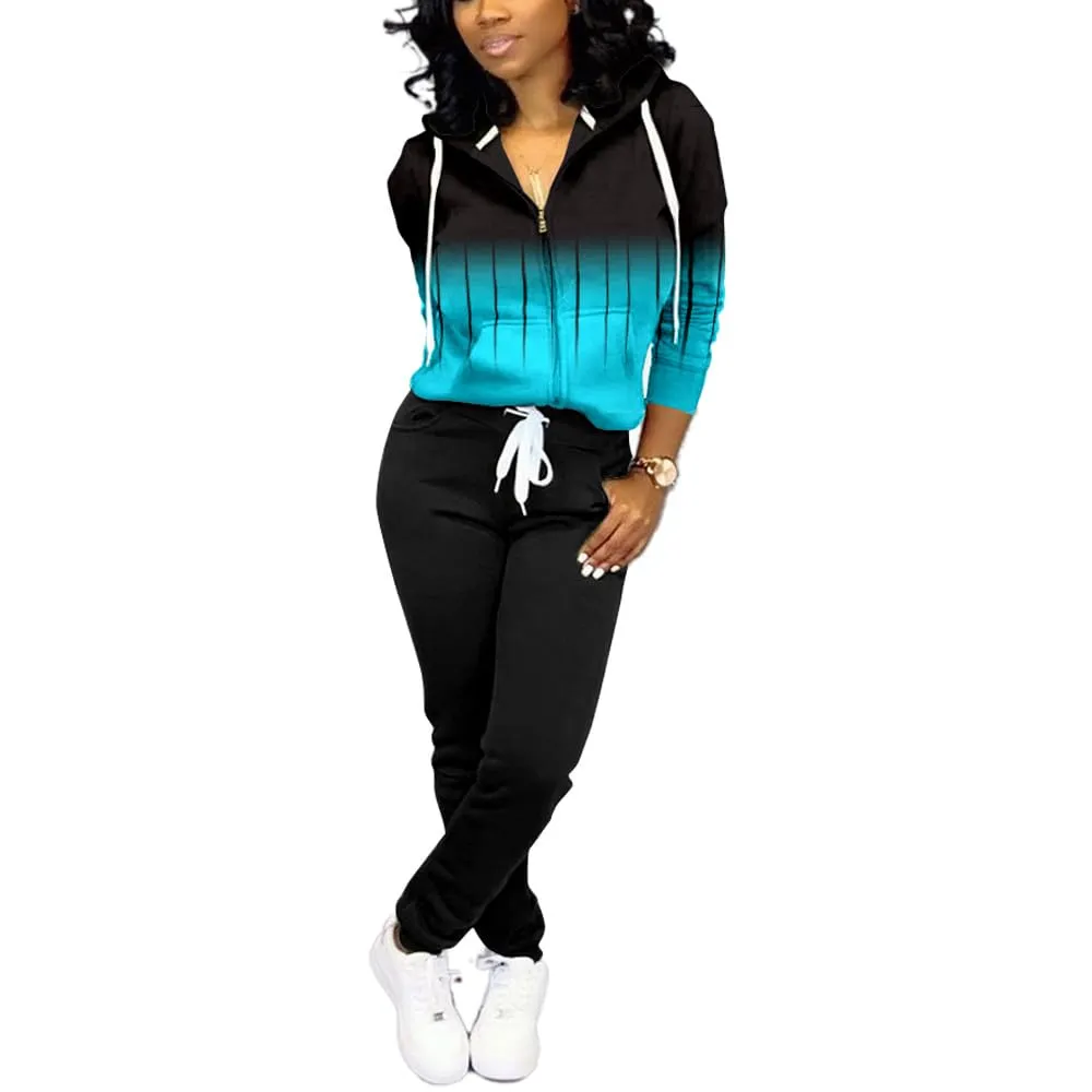 Nimsruc Two Piece Outfits For Women Casual Tracksuit