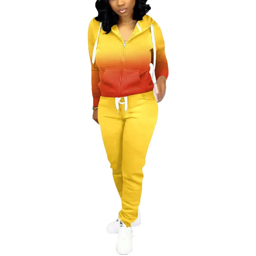 Nimsruc Two Piece Outfits For Women Casual Tracksuit
