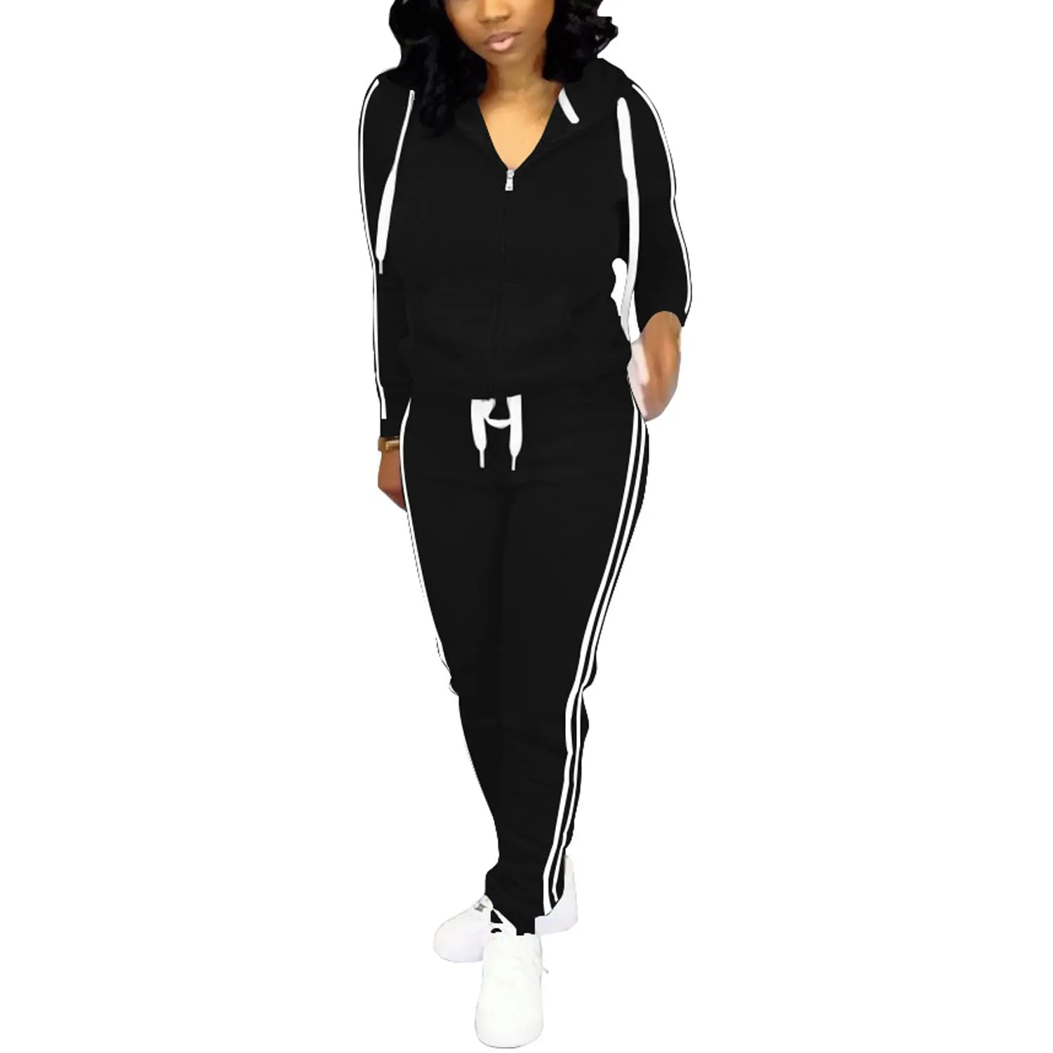 Nimsruc Two Piece Outfits For Women Casual Tracksuit