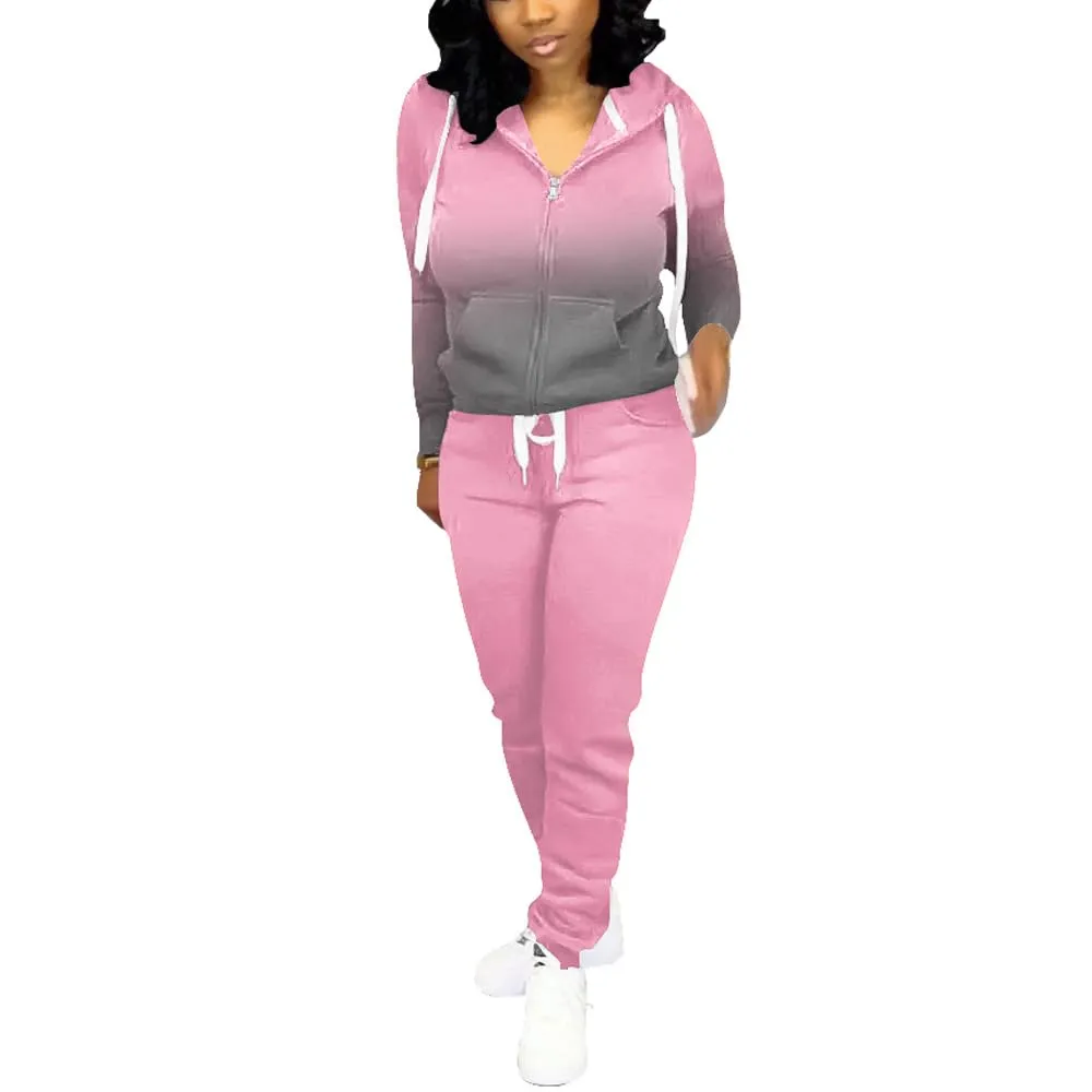 Nimsruc Two Piece Outfits For Women Casual Tracksuit