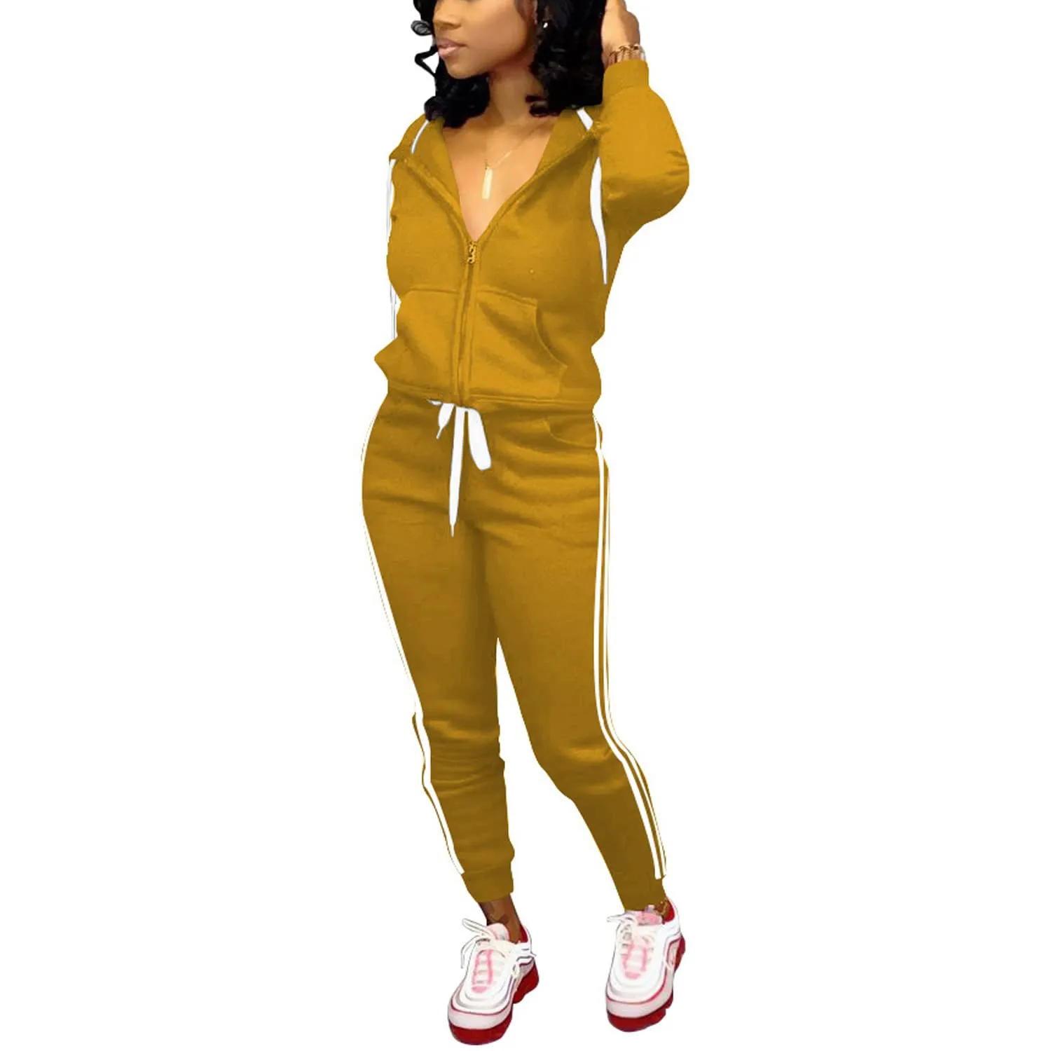 Nimsruc Two Piece Outfits For Women Casual Tracksuit