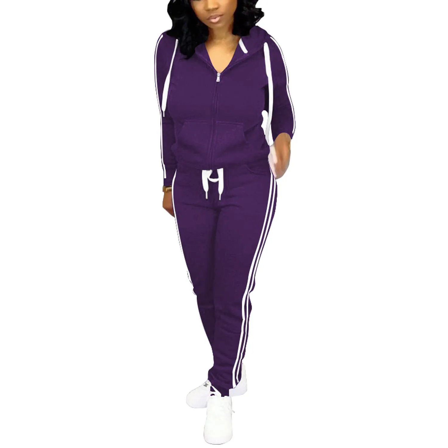 Nimsruc Two Piece Outfits For Women Casual Tracksuit