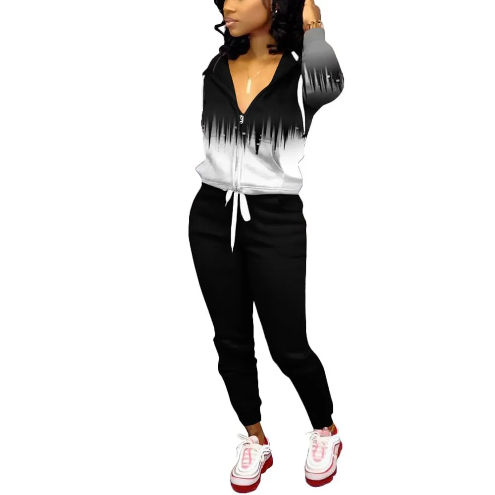 Nimsruc Two Piece Outfits For Women Casual Tracksuit