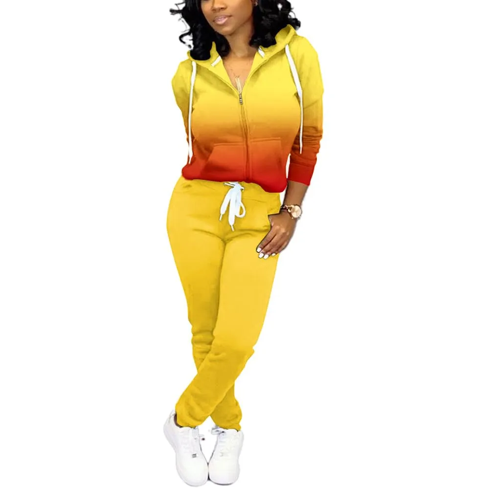 Nimsruc Two Piece Outfits For Women Casual Tracksuit
