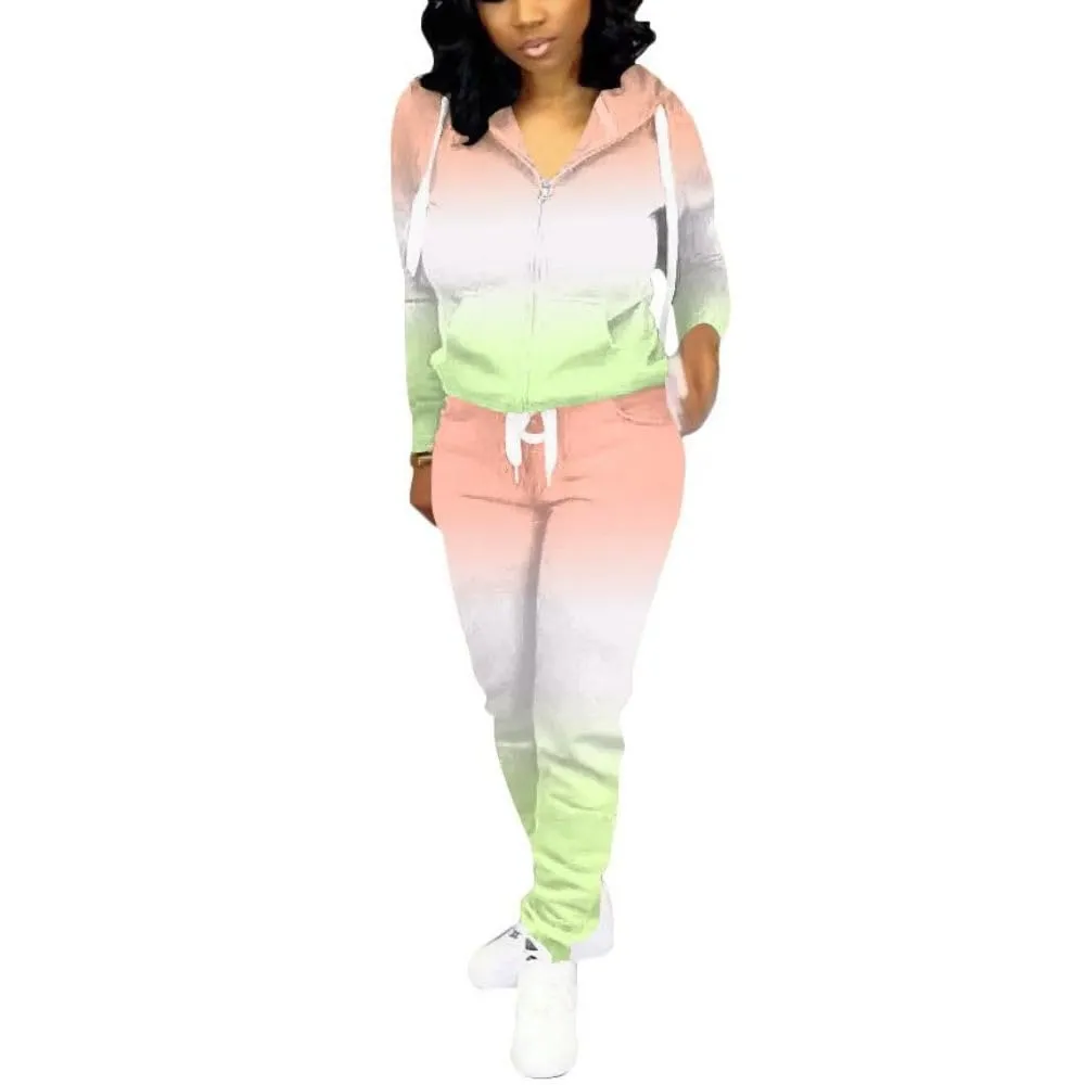 Nimsruc Two Piece Outfits For Women Casual Tracksuit