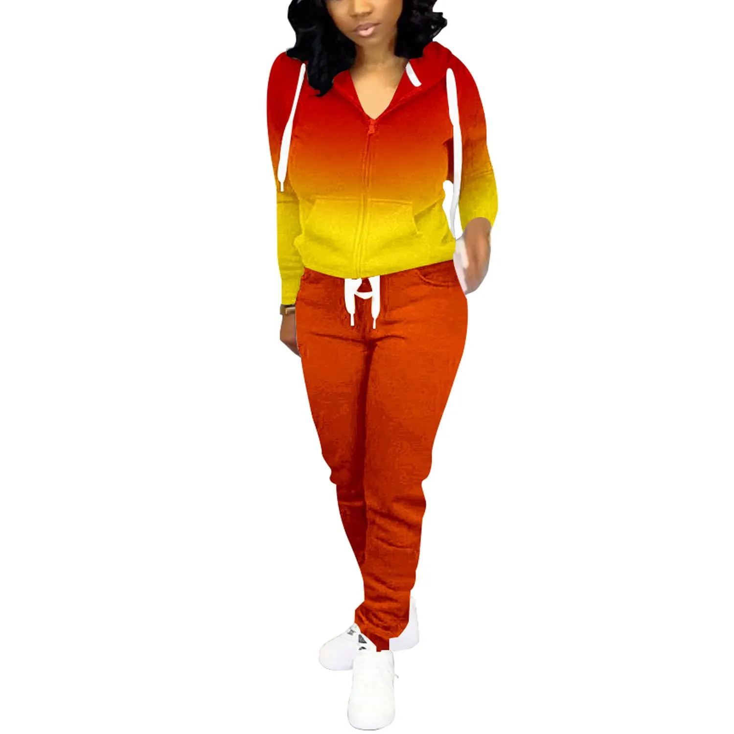 Nimsruc Two Piece Outfits For Women Casual Tracksuit