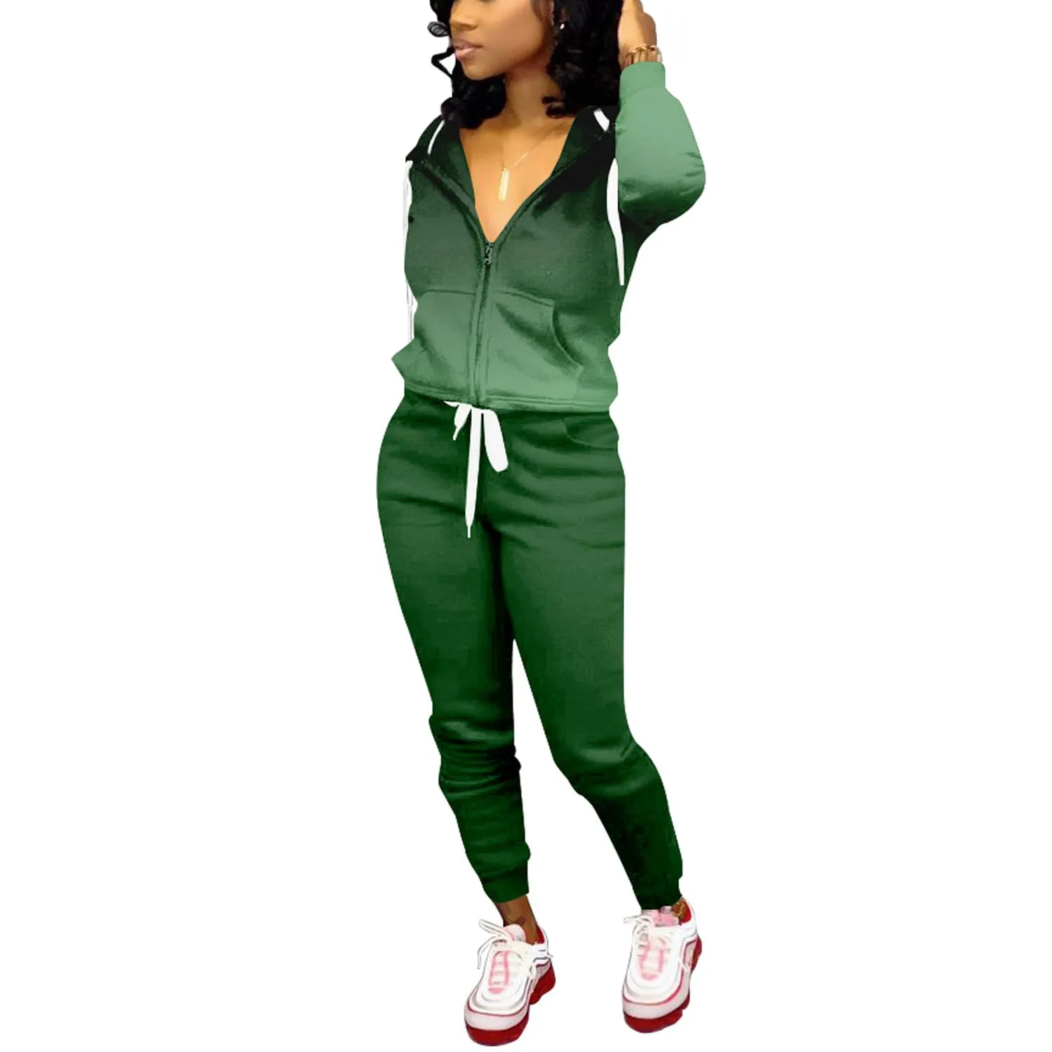 Nimsruc Two Piece Outfits For Women Casual Tracksuit