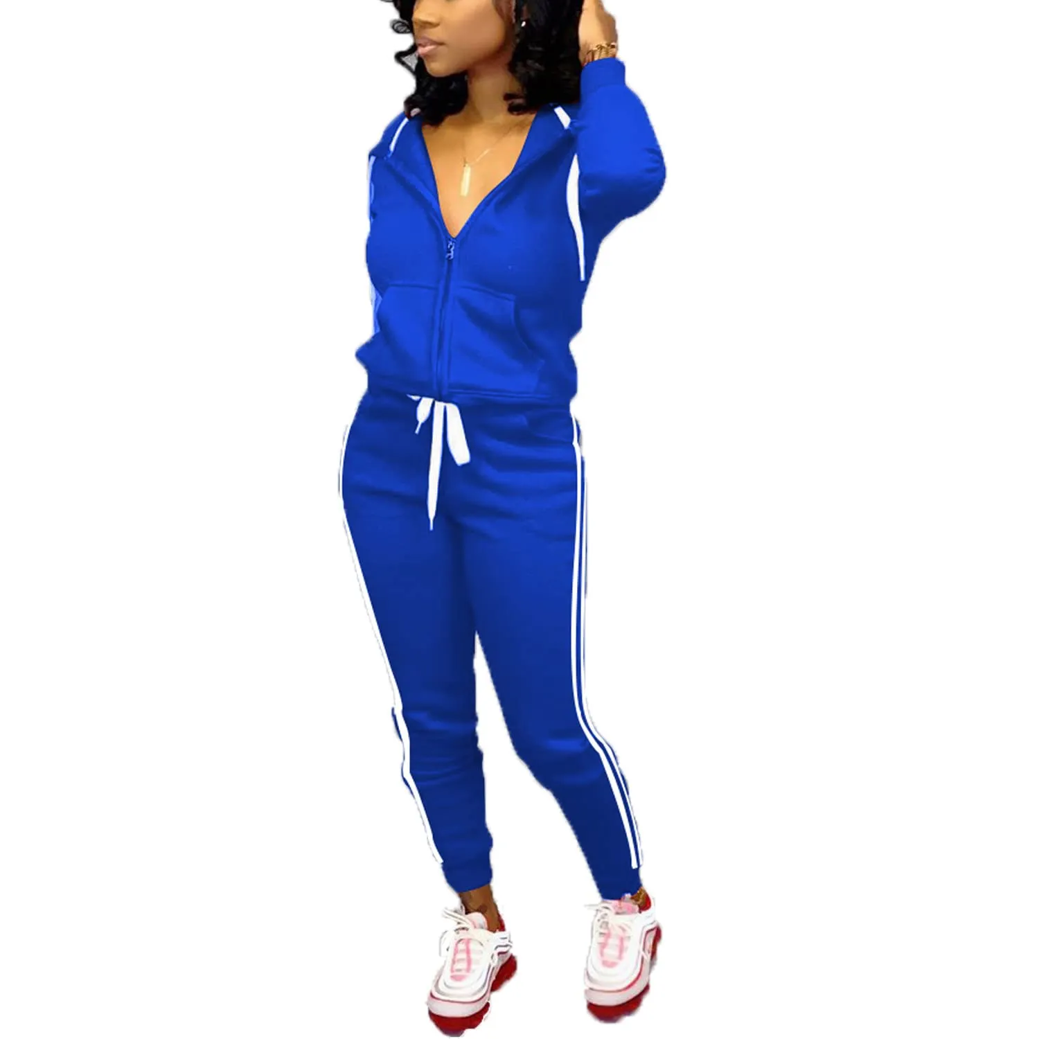 Nimsruc Two Piece Outfits For Women Casual Tracksuit