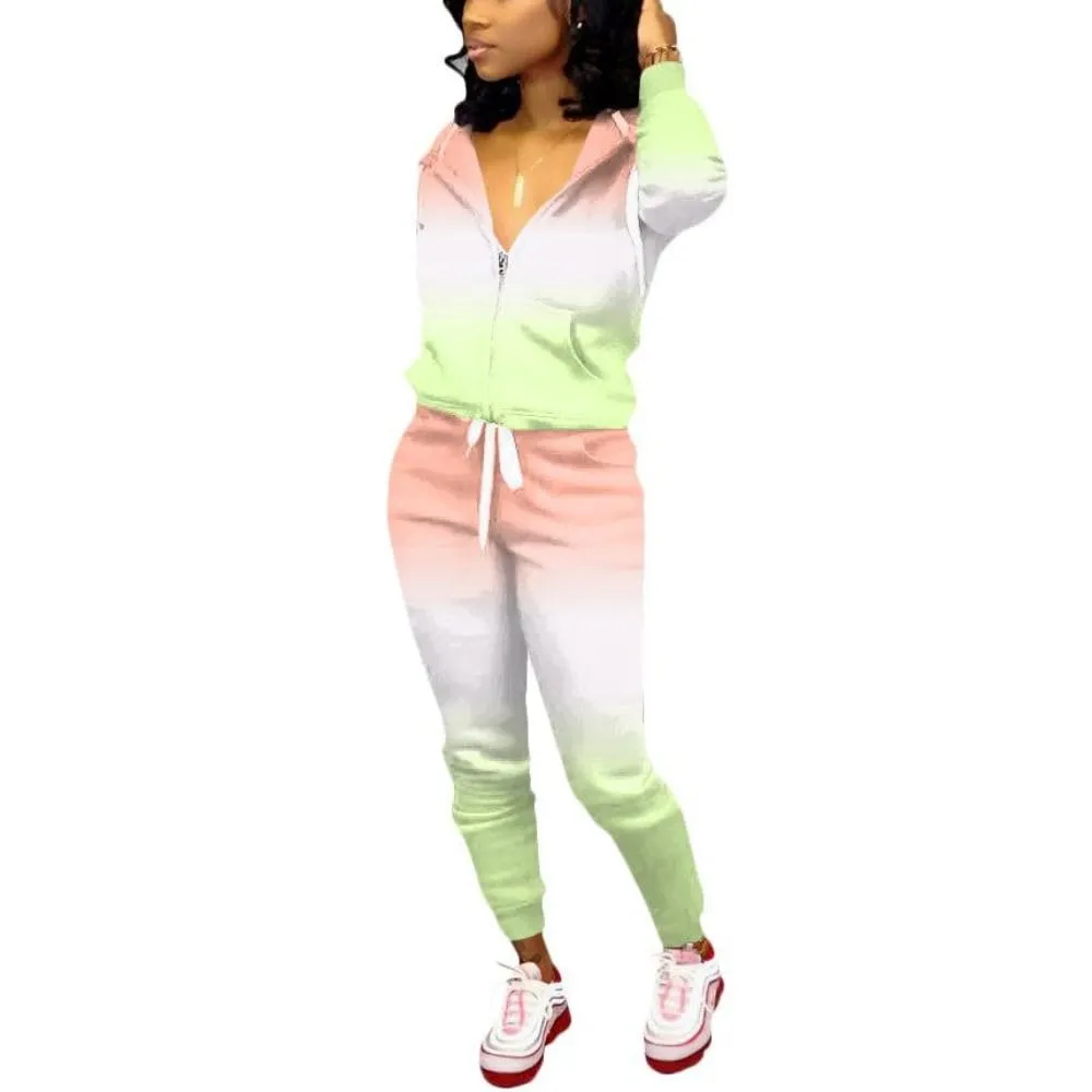 Nimsruc Two Piece Outfits For Women Casual Tracksuit