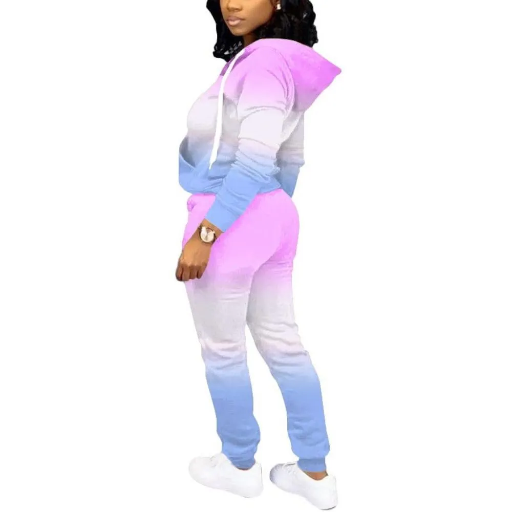 Nimsruc Two Piece Outfits For Women Casual Tracksuit