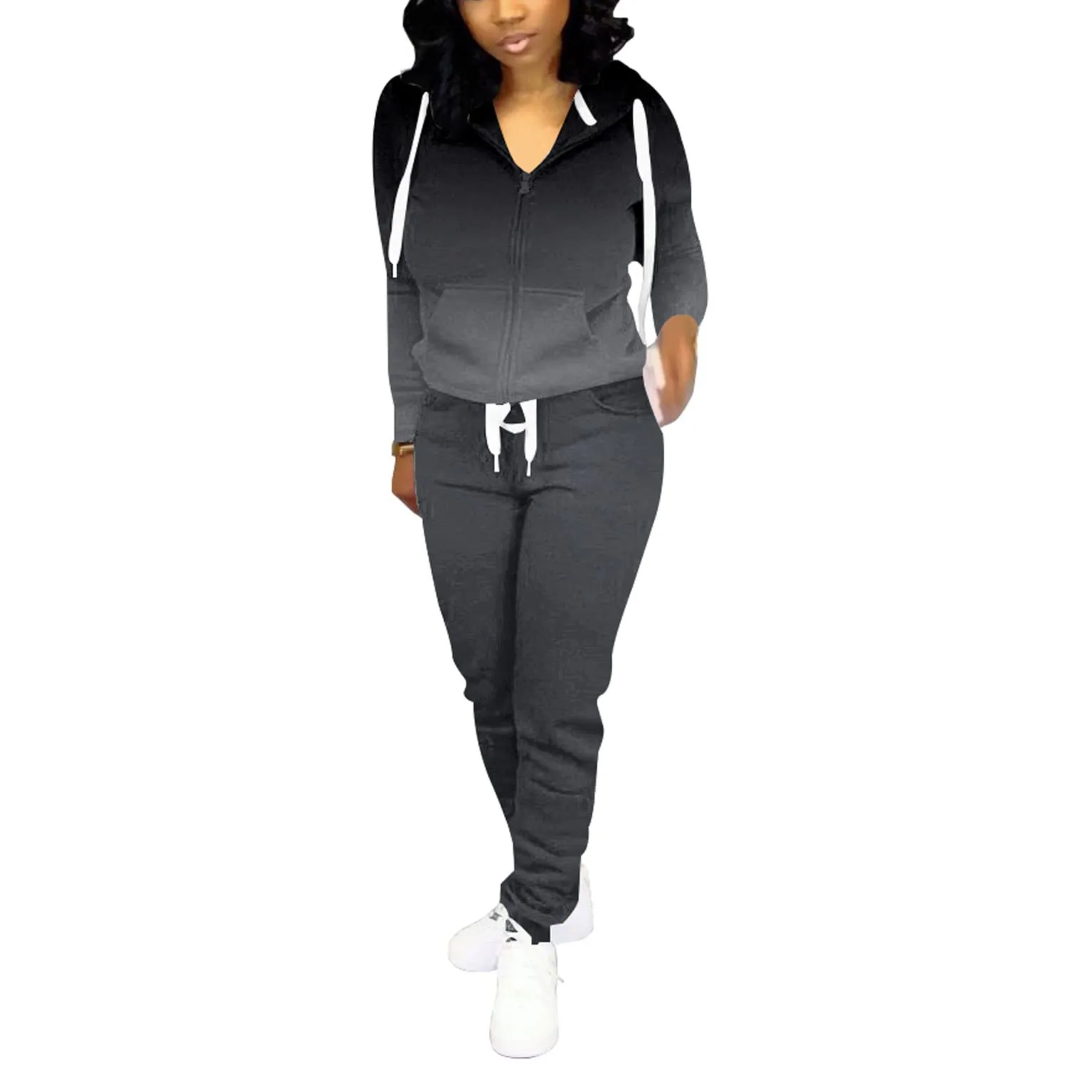 Nimsruc Two Piece Outfits For Women Casual Tracksuit