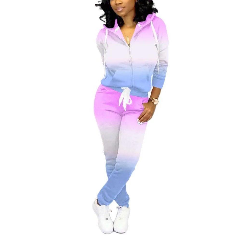 Nimsruc Two Piece Outfits For Women Casual Tracksuit