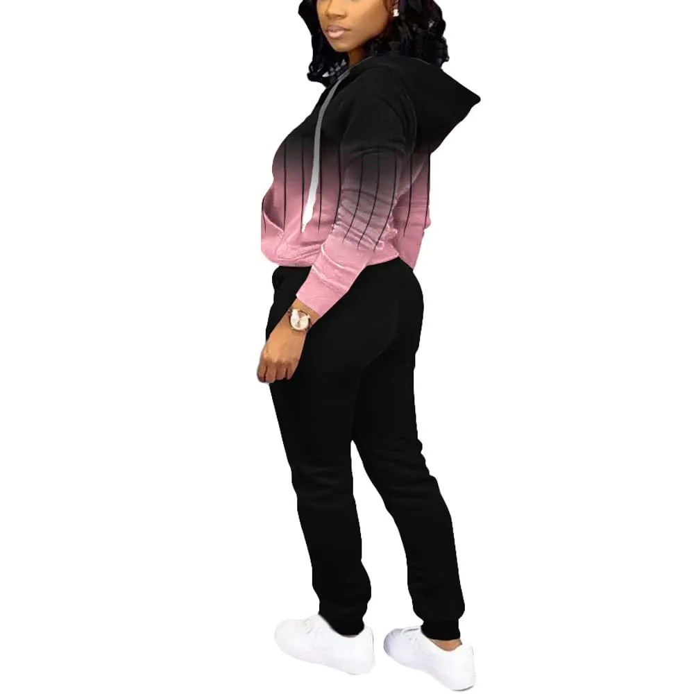 Nimsruc Two Piece Outfits For Women Casual Tracksuit