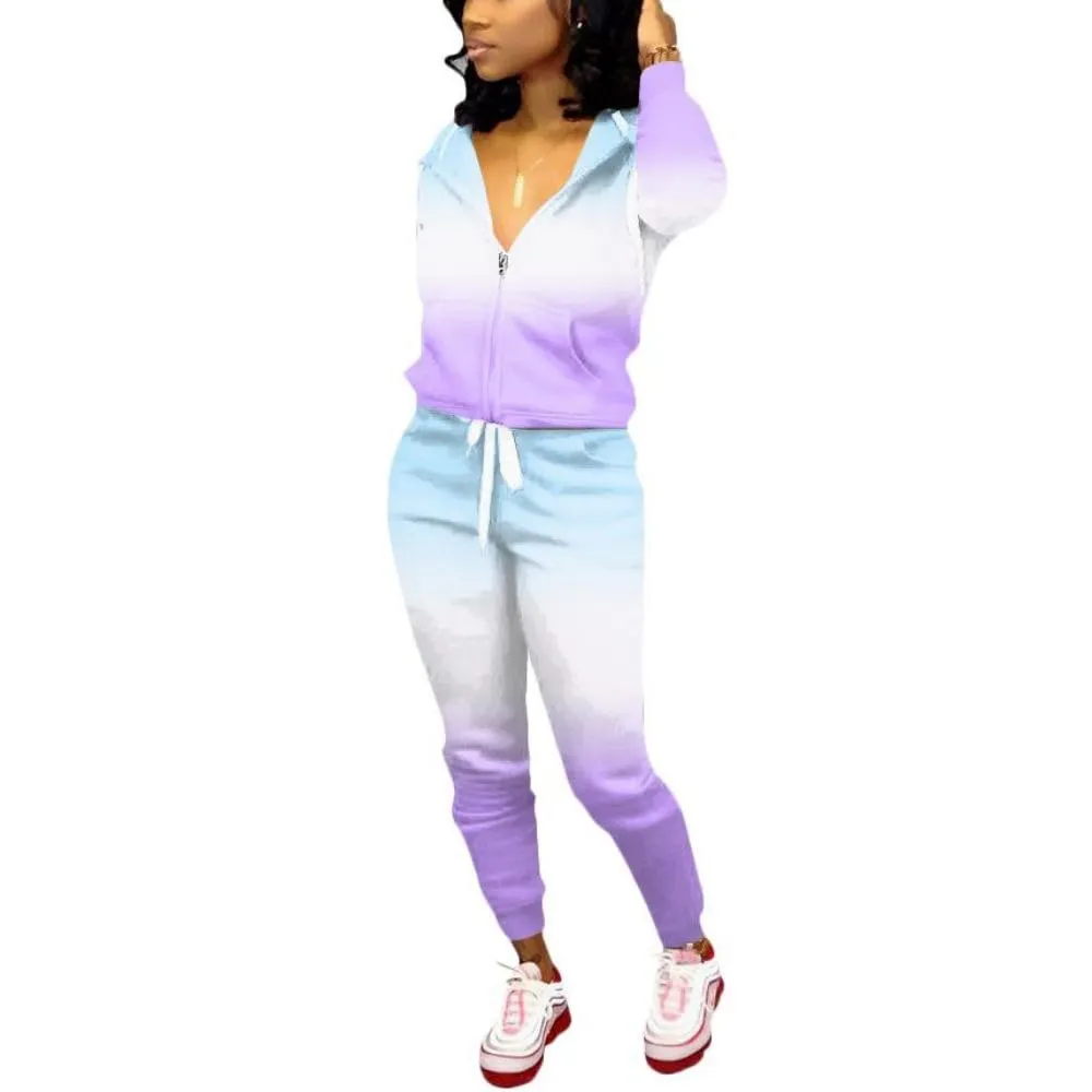 Nimsruc Two Piece Outfits For Women Casual Tracksuit