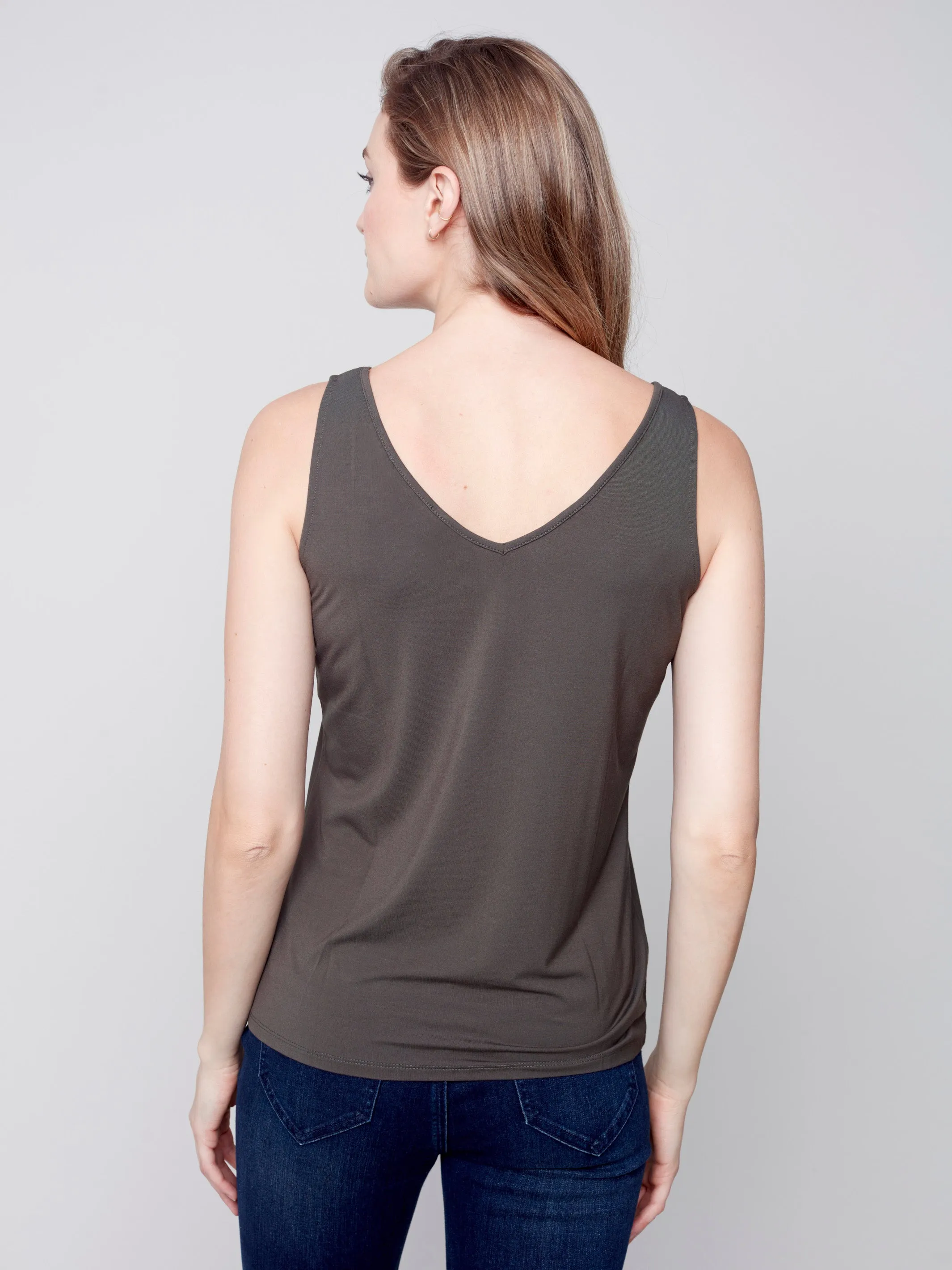 Reversible Bamboo Cami - Spruce