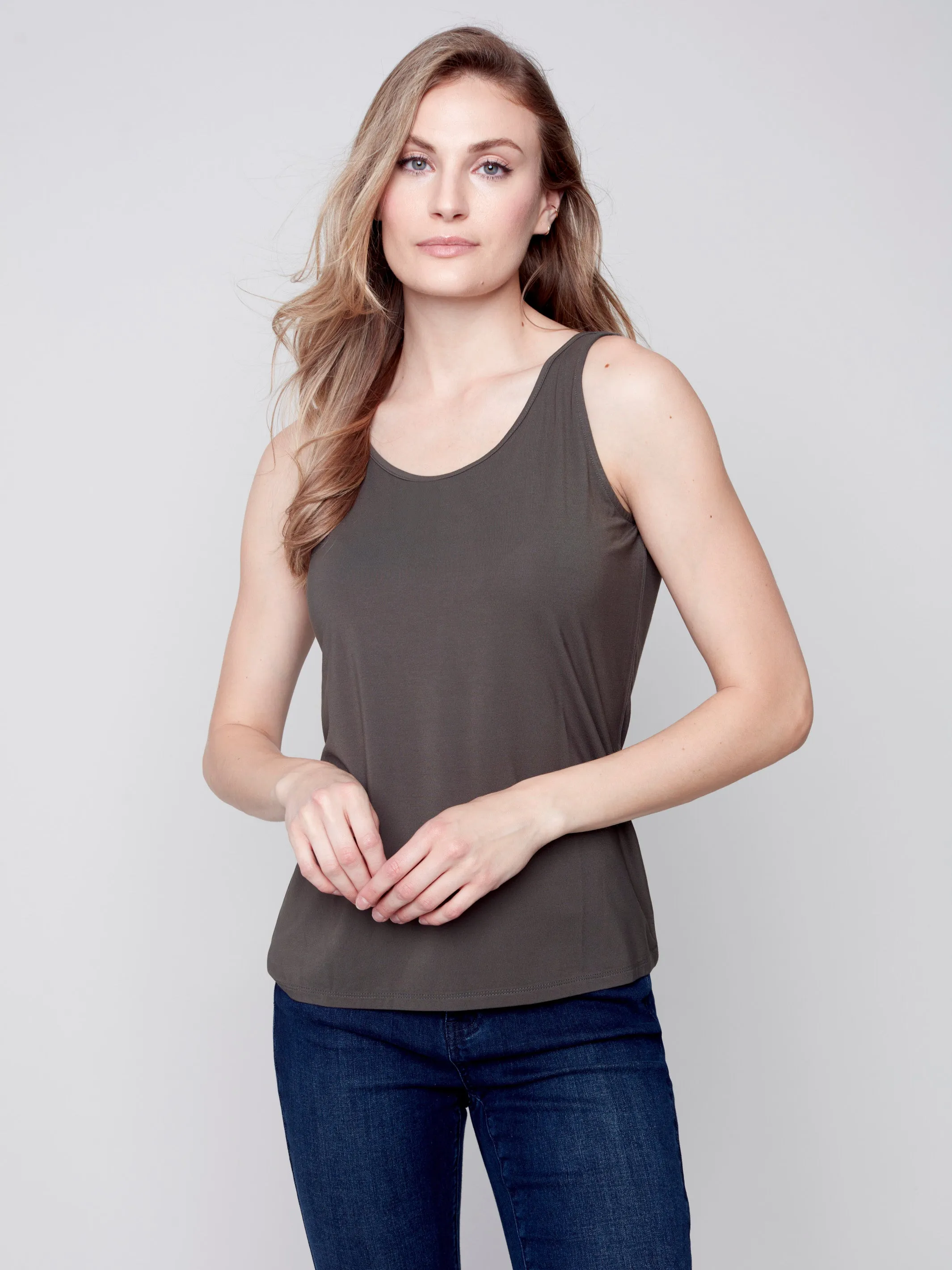 Reversible Bamboo Cami - Spruce