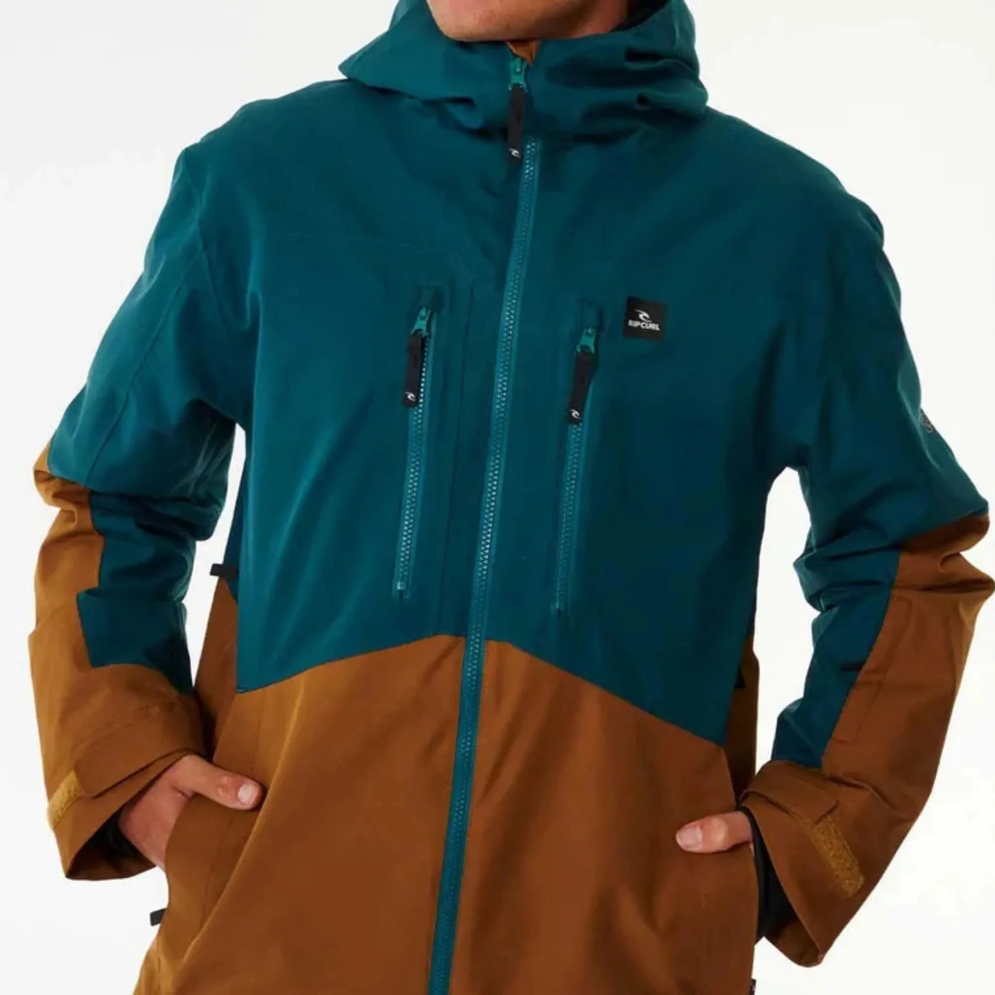 Rip Curl Freerider Snow Jacket - Blue Green