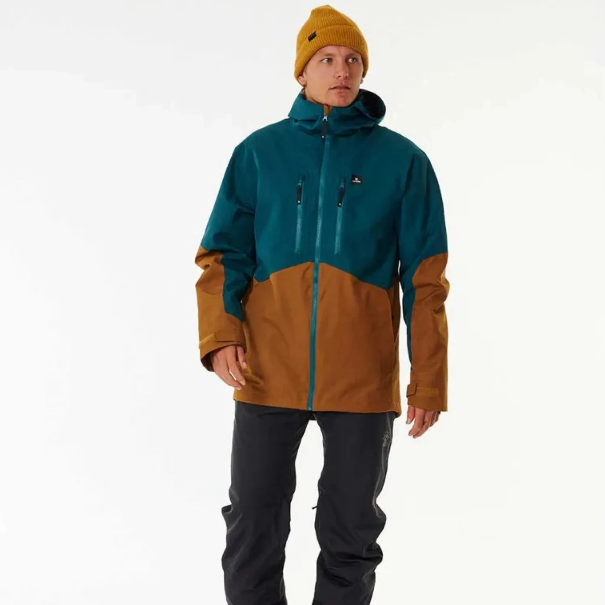 Rip Curl Freerider Snow Jacket - Blue Green