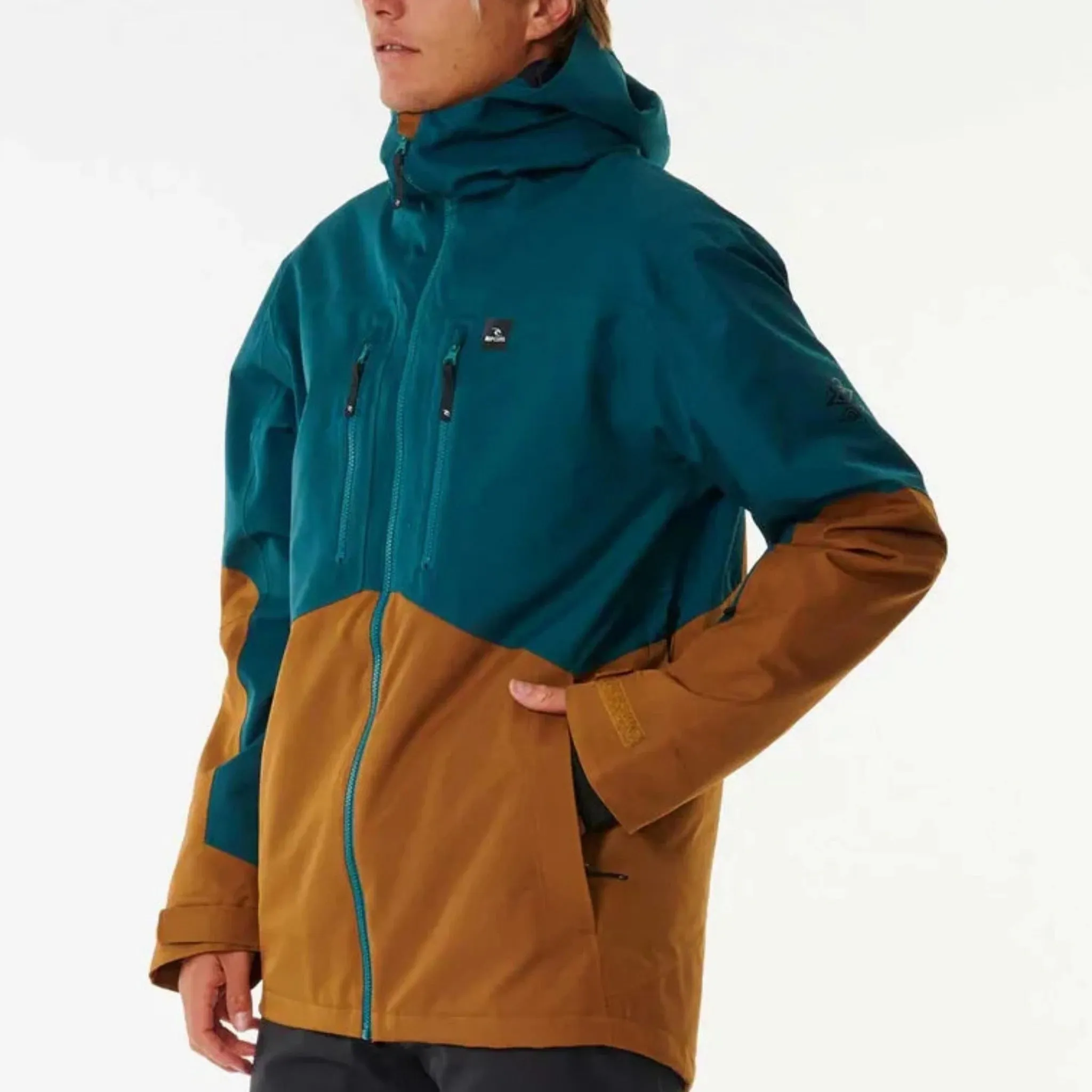 Rip Curl Freerider Snow Jacket - Blue Green