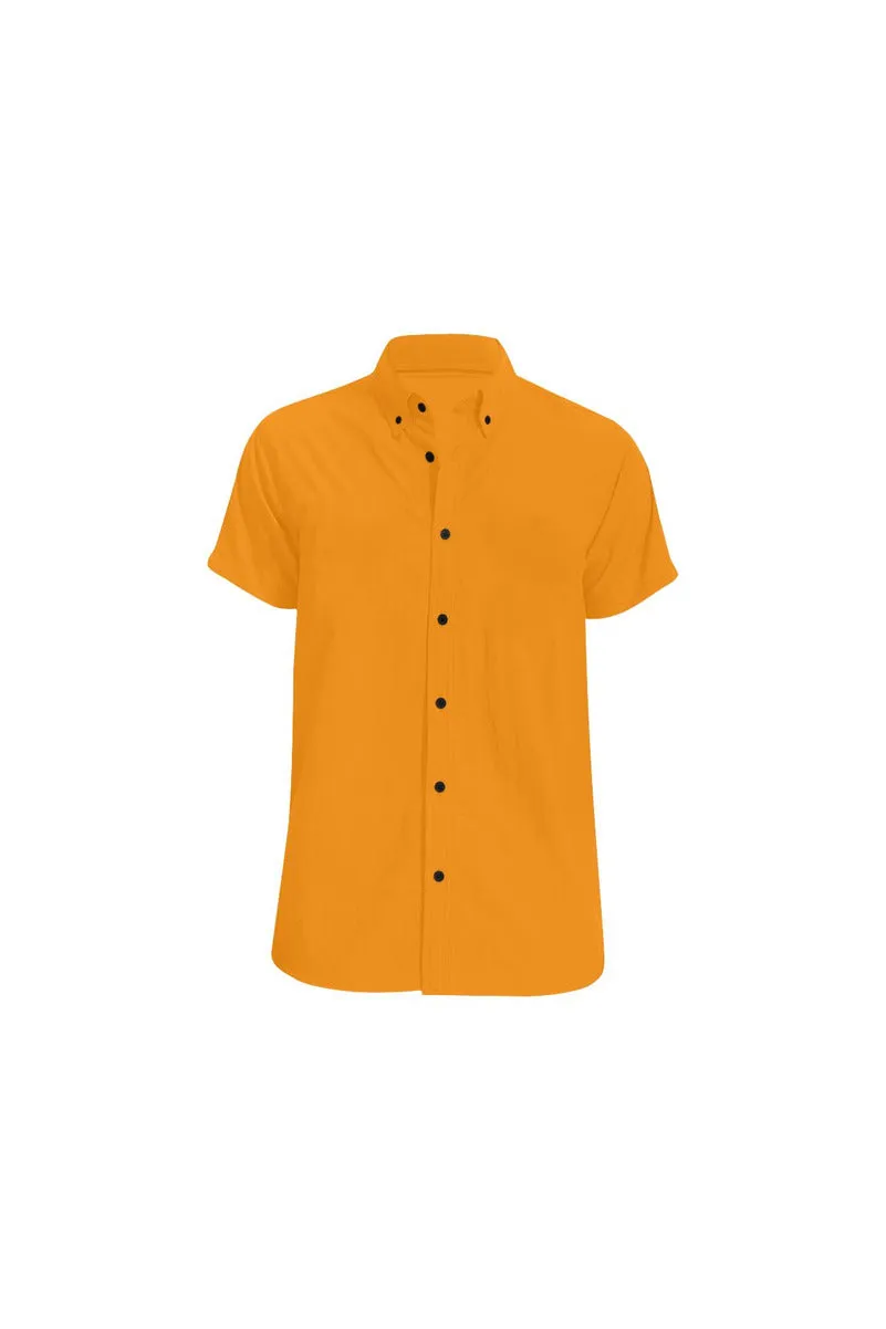 Turmeric Men's All Over Print Short Sleeve Shirt/Large Size (Model T53)