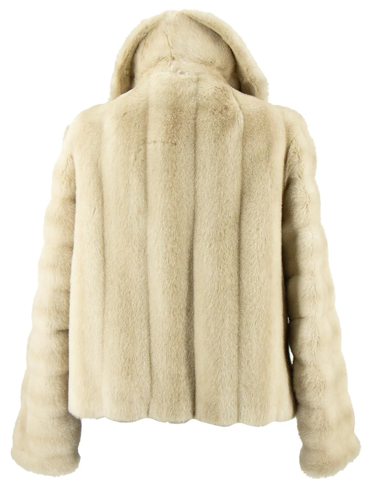 Vintage Tissavel Blond Faux Fur Jacket