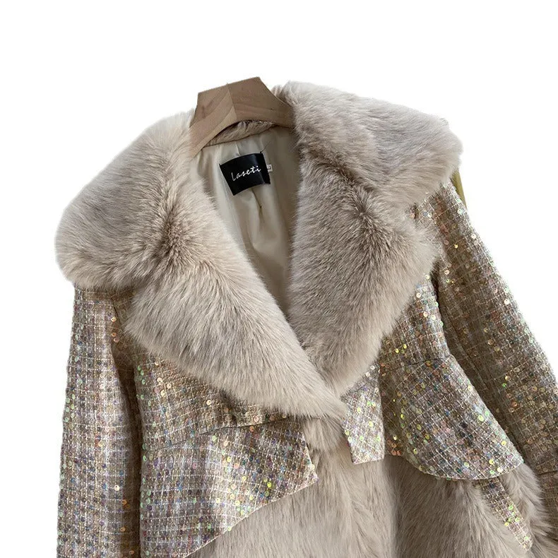 Winter Fluffy Faux Fur Coat Women Fashion Warm Women's Coat Fur Jacket