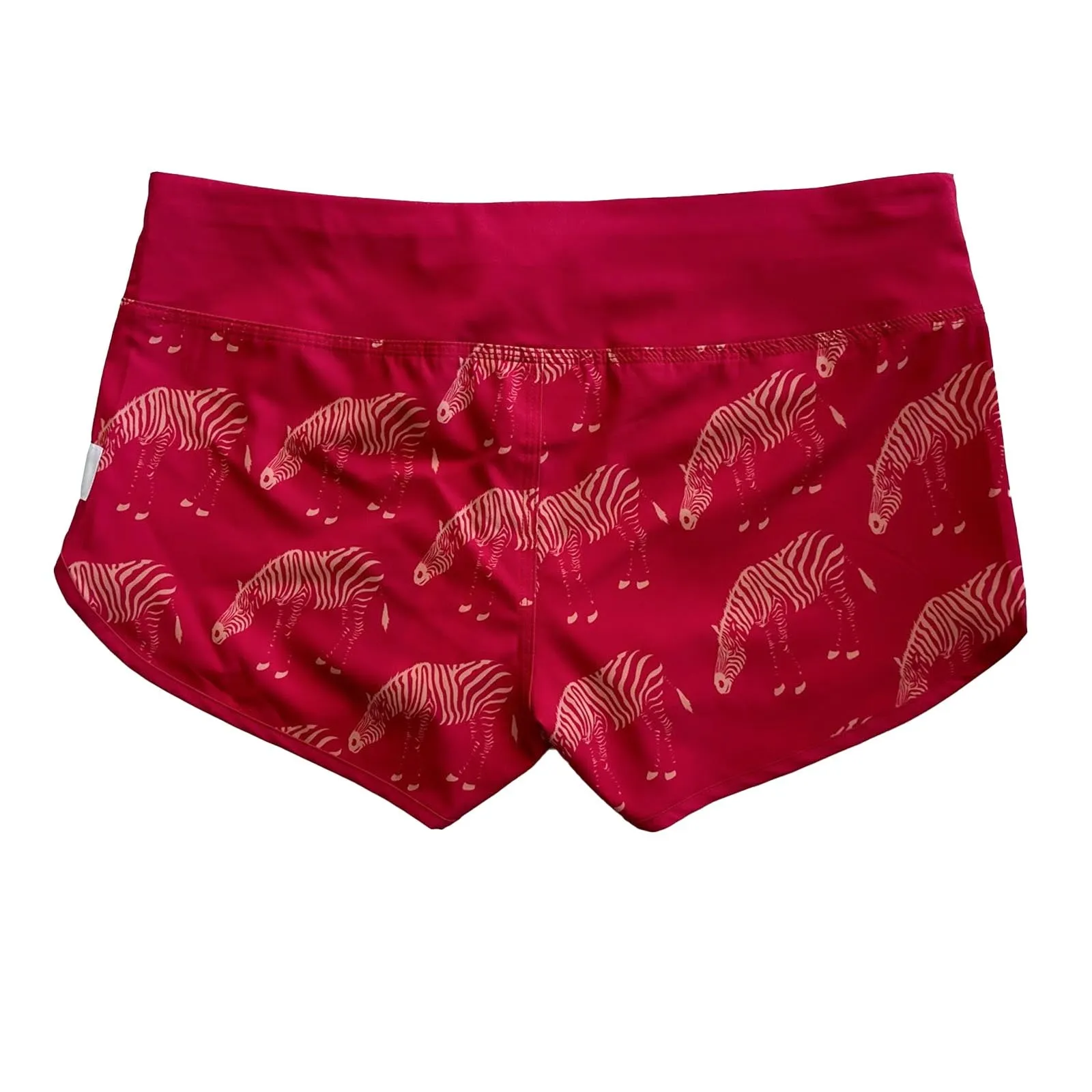 Women's Cute Butt Boardies: Pink Zebras