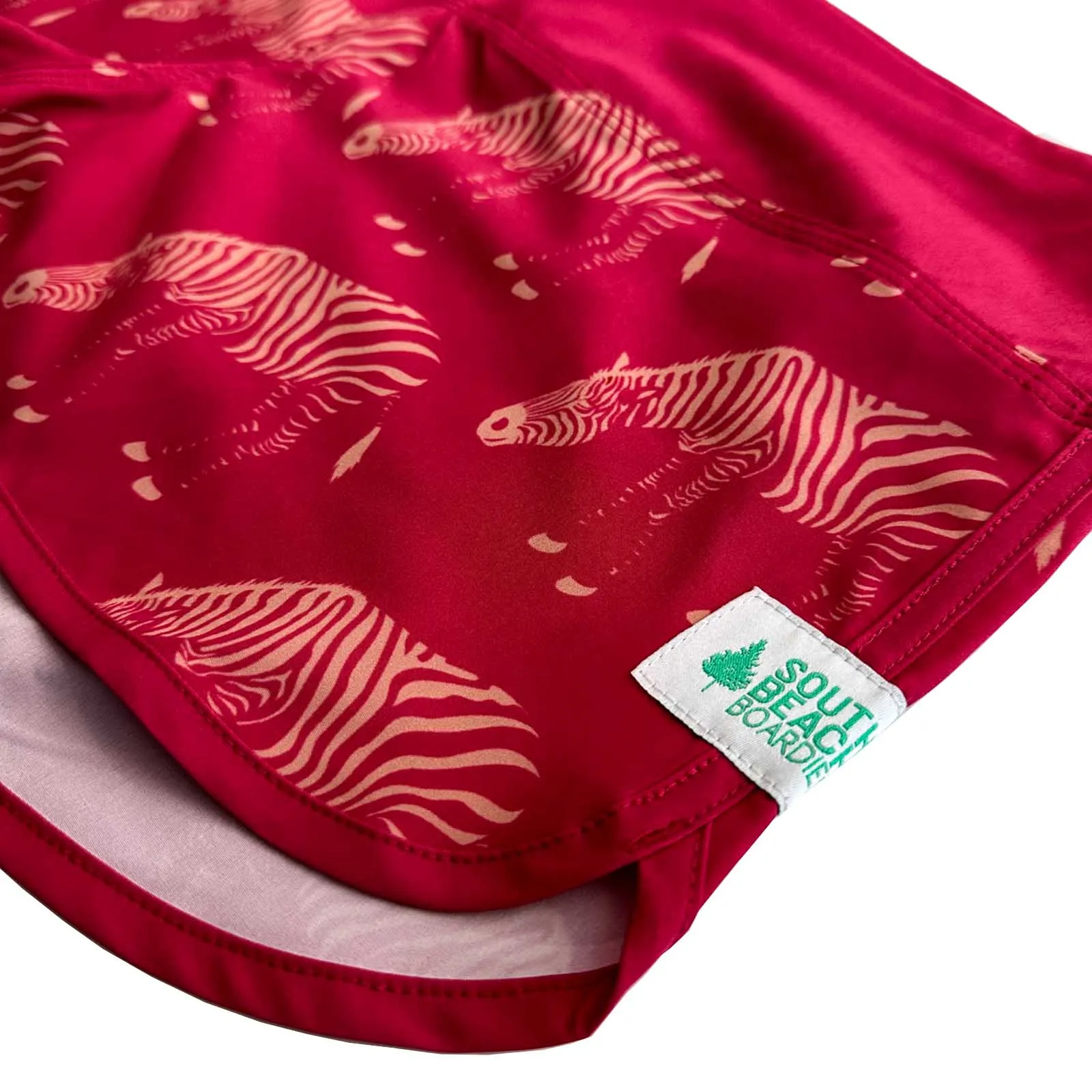 Women's Cute Butt Boardies: Pink Zebras