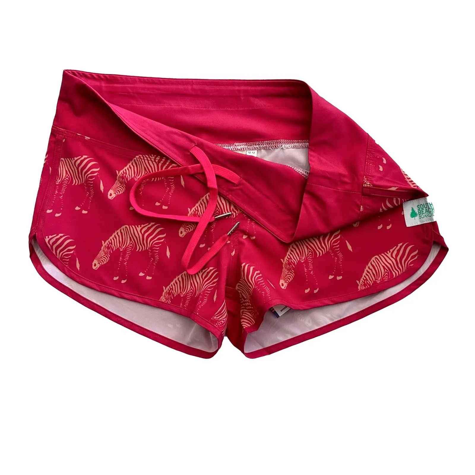 Women's Cute Butt Boardies: Pink Zebras