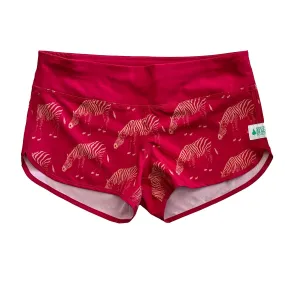 Women's Cute Butt Boardies: Pink Zebras