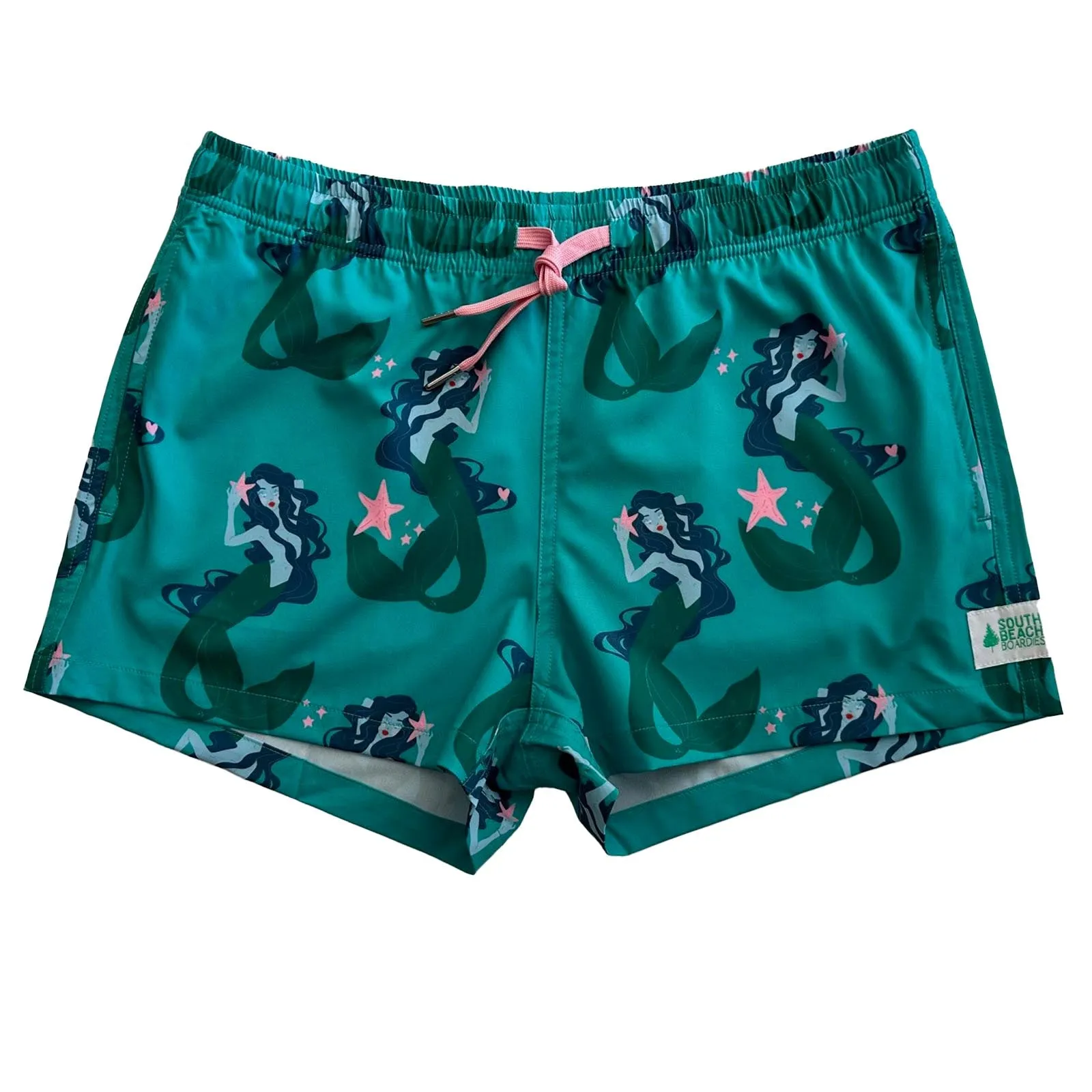 Women's Stretchy Shorts: Mermaids