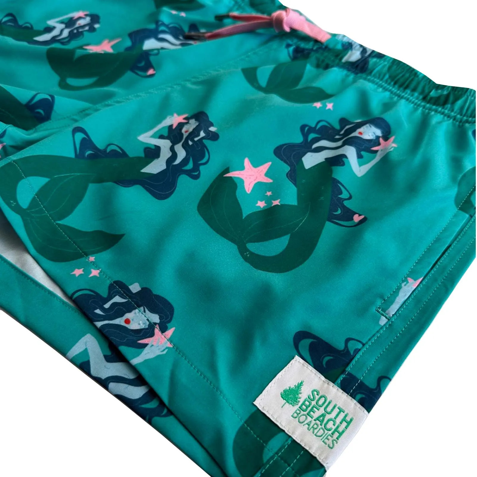 Women's Stretchy Shorts: Mermaids